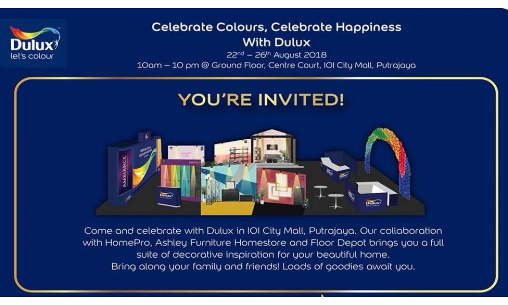 “Celebrate Colours, Celebrate Happiness” with Dulux